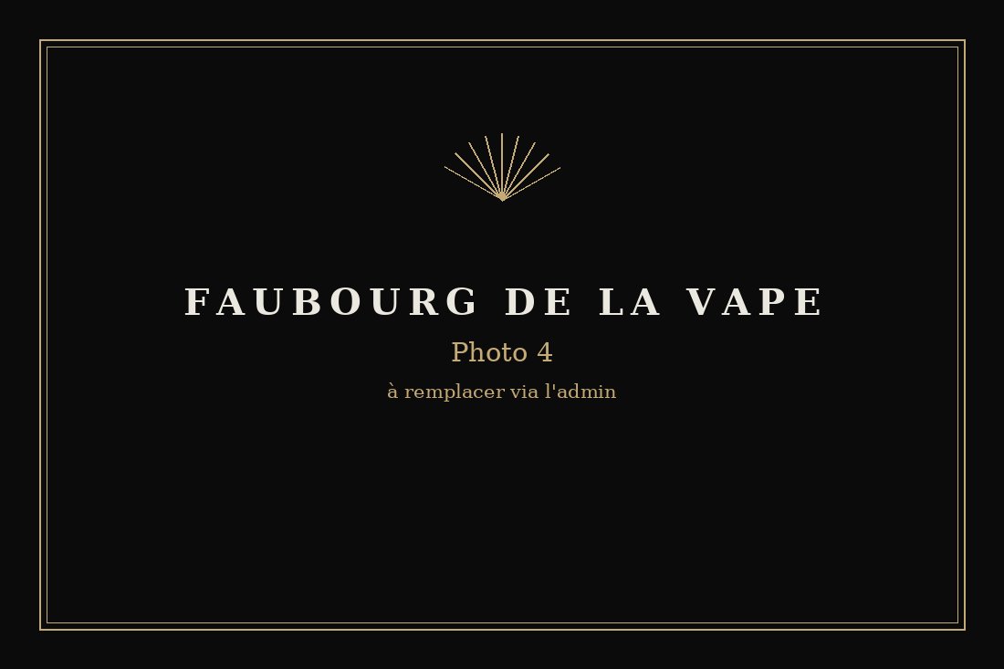 Comptoir de la boutique de vape à Ris-Orangis